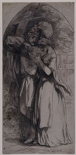 Man and Woman Standing Under a Tree